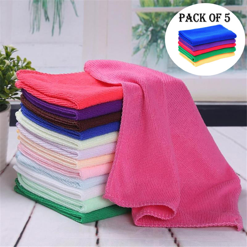 Pack Of 5 Pcs – 135*70cm Microfiber Bath Towels, Super Absorbent And Soft Care Towels