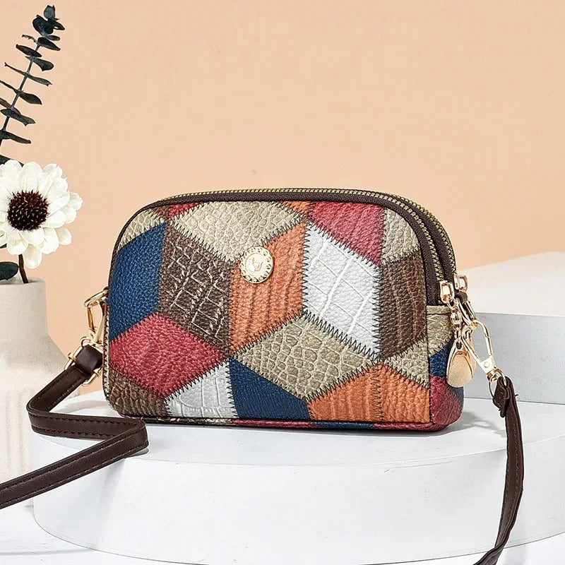 New Luxury Handbag Women Stitching Wild Messenger Bags Designer Brand Plaid Shoulder Bag Female Ladies Totes