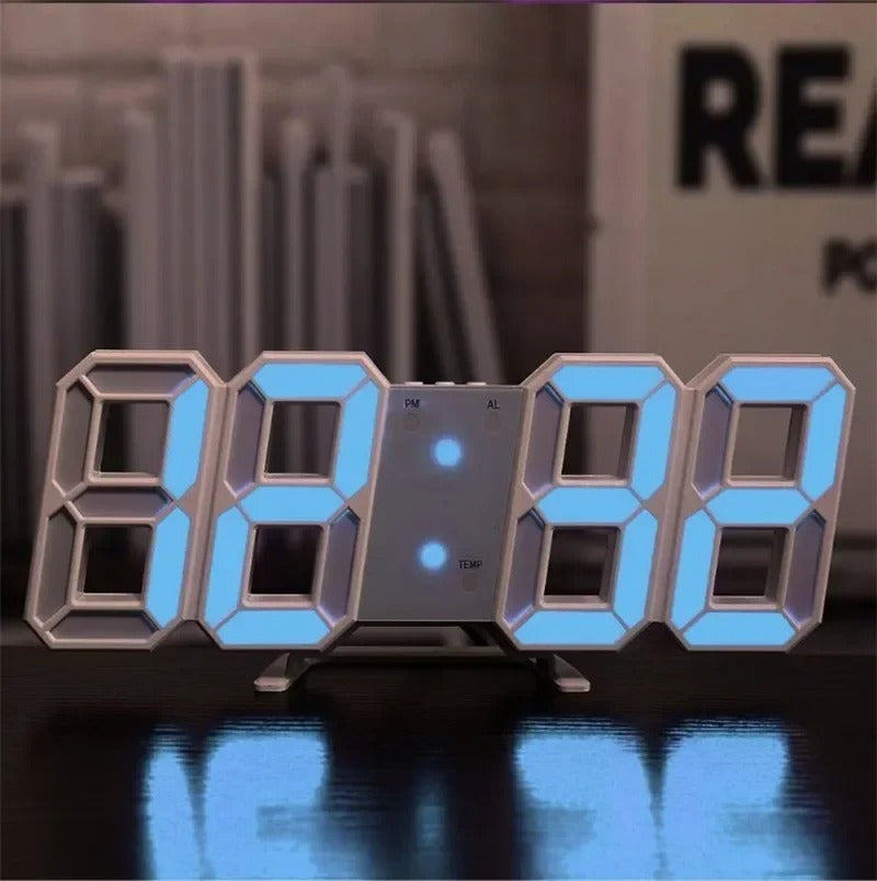 Wall Clock 3D Led Clocks Decoration for Room