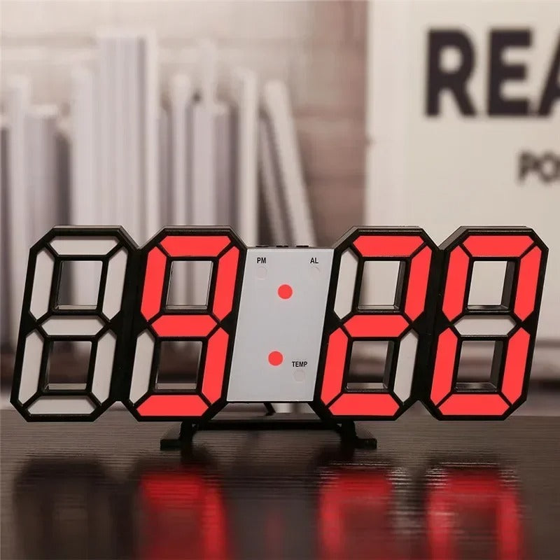 Wall Clock 3D Led Clocks Decoration for Room