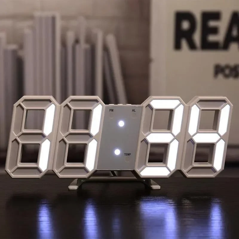 Wall Clock 3D Led Clocks Decoration for Room