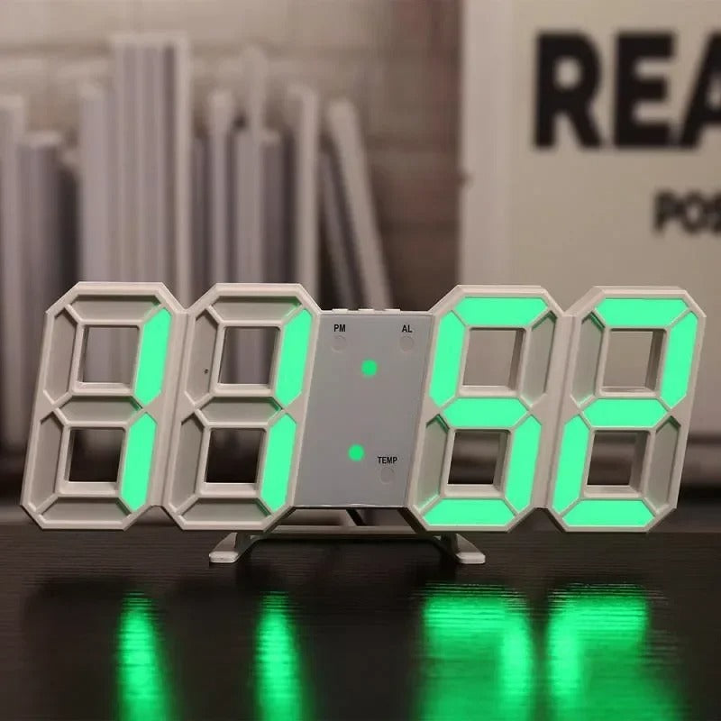 Wall Clock 3D Led Clocks Decoration for Room