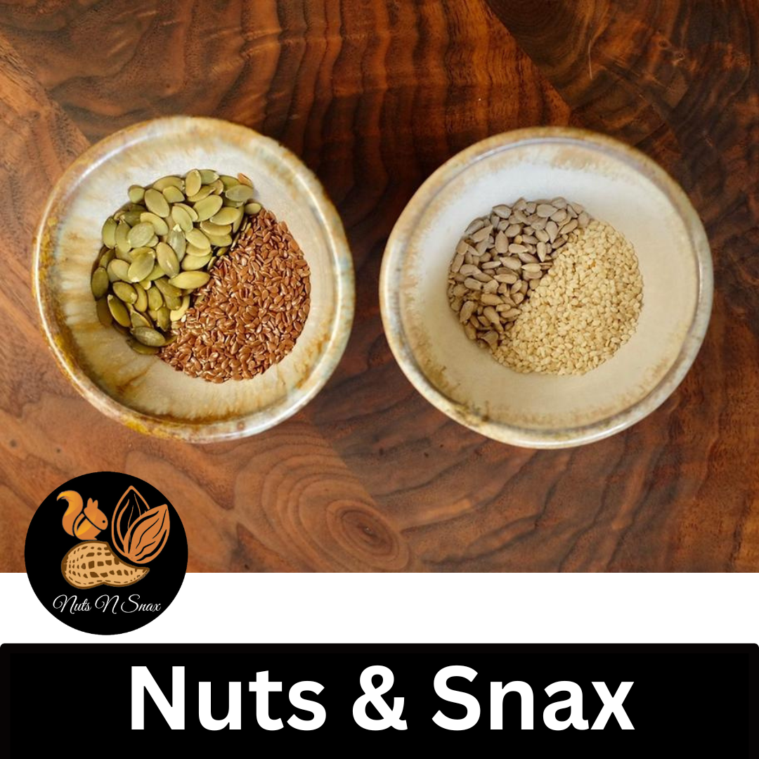 Seed Cycle For PCOS Kit 150 grams each | Imported | Premium Quality | Flax | Pumpkin | Sesame | Sunflower By Nuts N Snax