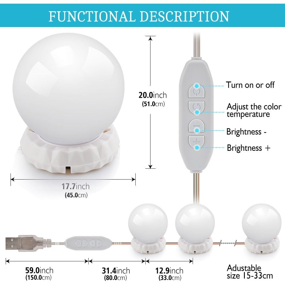 Led Makeup Mirror Light
